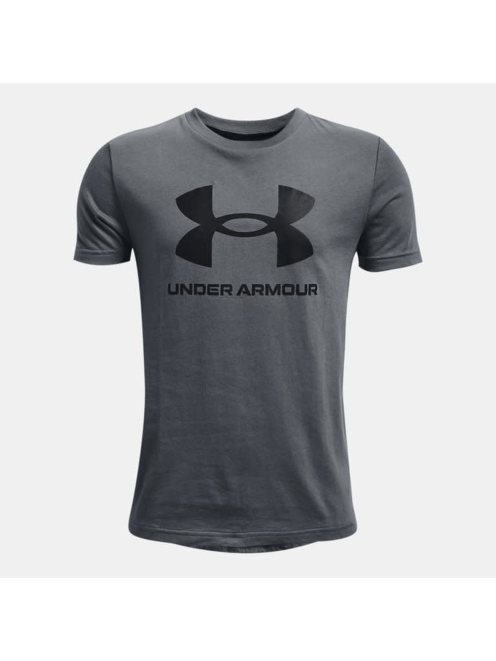 Under Armour Gray T-Shirt, Sportstyle Logo, Boys